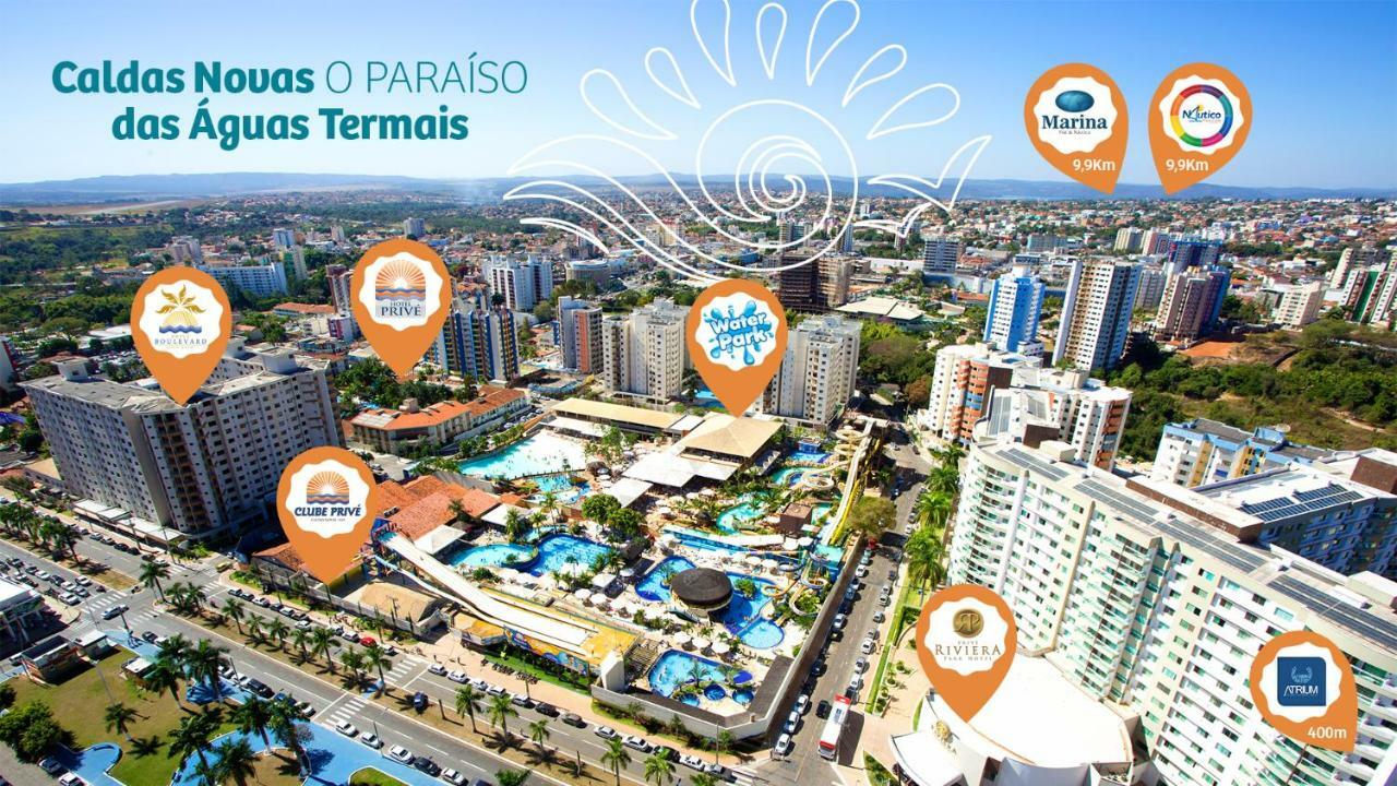 Prive Thermas Hotel By Wam Experience Caldas Novas Bagian luar foto